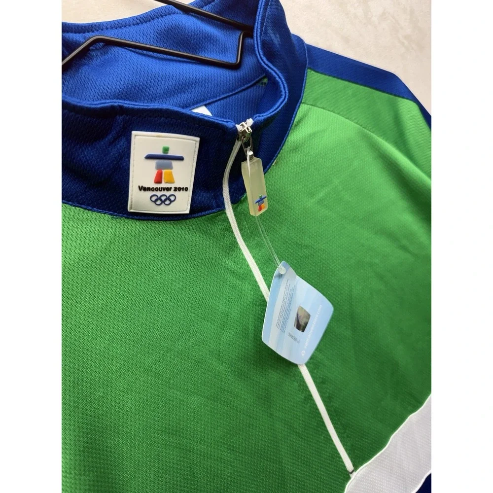 NWT Vancouver 2010 Winter Olympics 1/4 Zip Pullover Jacket Mens Large XP Apparel